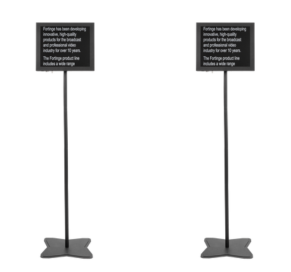 15" HIGH BRIGHTNESS DUAL MEETING STAGE TELEPROMPTER