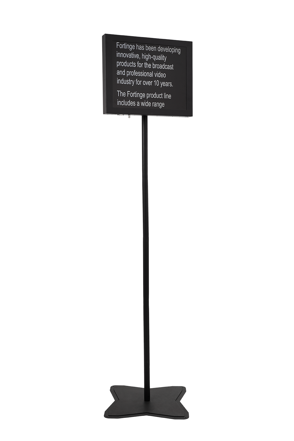 19" DUAL MEETING STAGE TELEPROMPTER