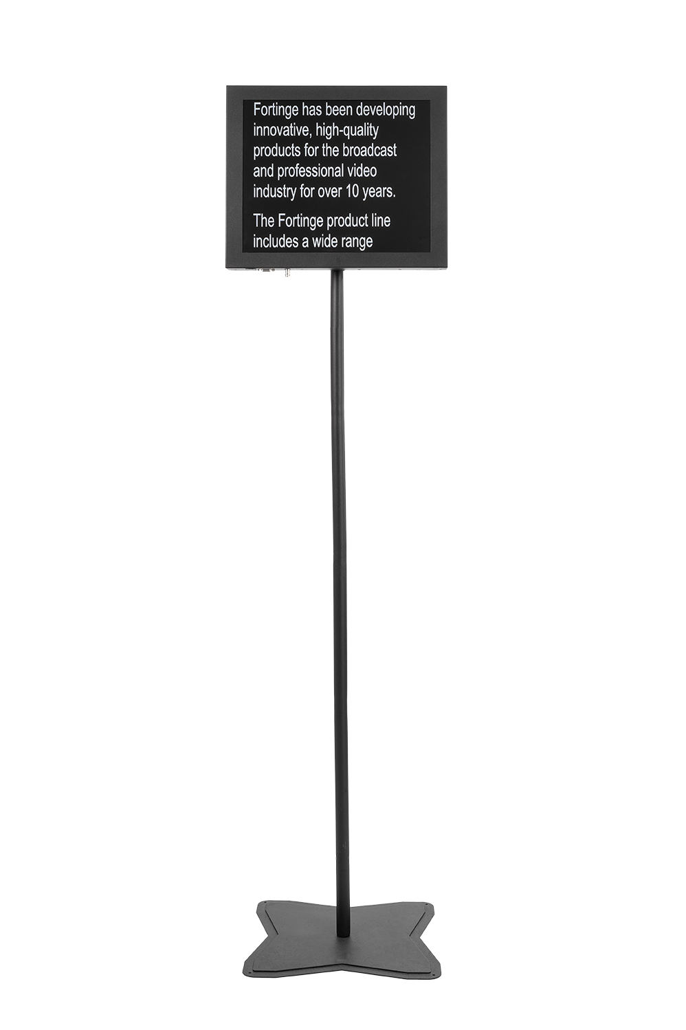 19" DUAL MEETING STAGE TELEPROMPTER