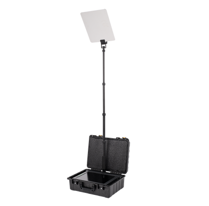 15" HIGH BRIGHTNESS MOBILE CONFERENCE STAGE TELEPROMPTER