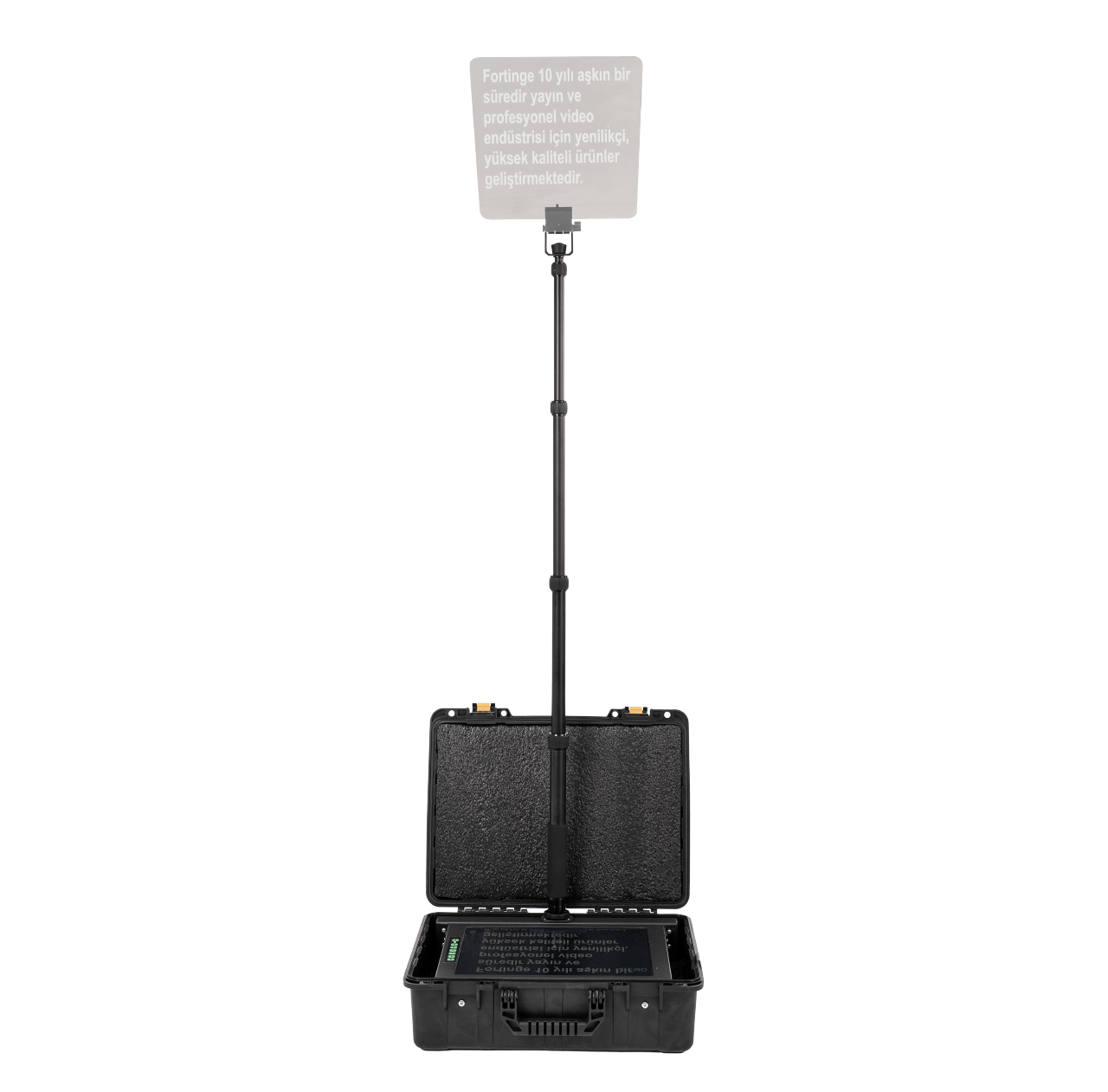 15" HIGH BRIGHTNESS MOBILE CONFERENCE STAGE TELEPROMPTER
