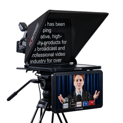 17" STUDIO TELEPROMPTER with SDI IN/OUT