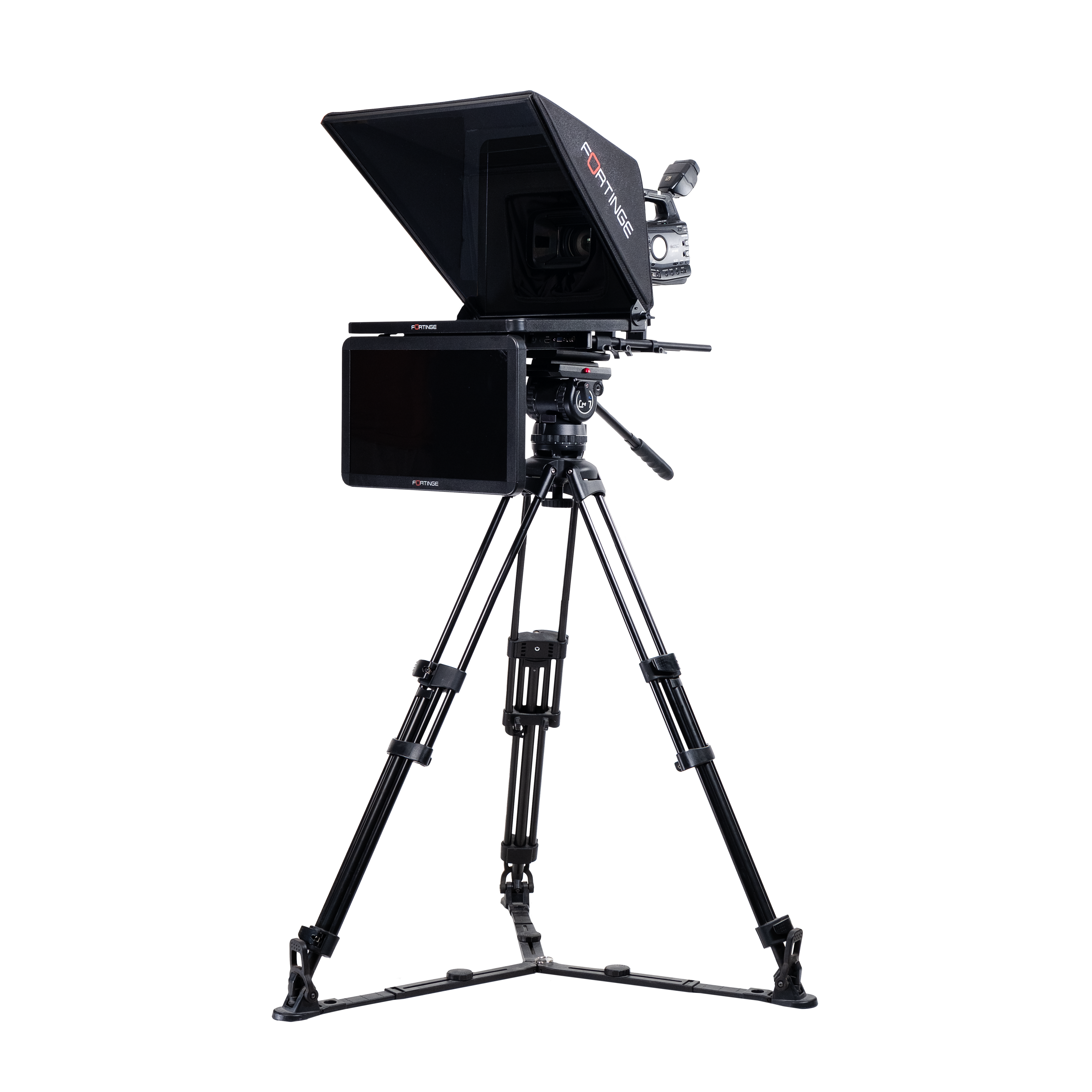 19" HIGH BRIGHTNESS STUDIO TELEPROMPTER with SDI IN/OUT