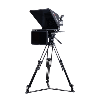 19" HIGH BRIGHTNESS STUDIO TELEPROMPTER with SDI IN/OUT