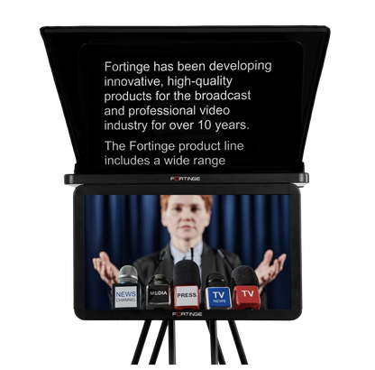 21" STUDIO TELEPROMPTER with SDI IN/OUT