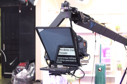 15" HIGH BRIGHTNESS CRANE TELEPROMPTER with SDI IN/OUT