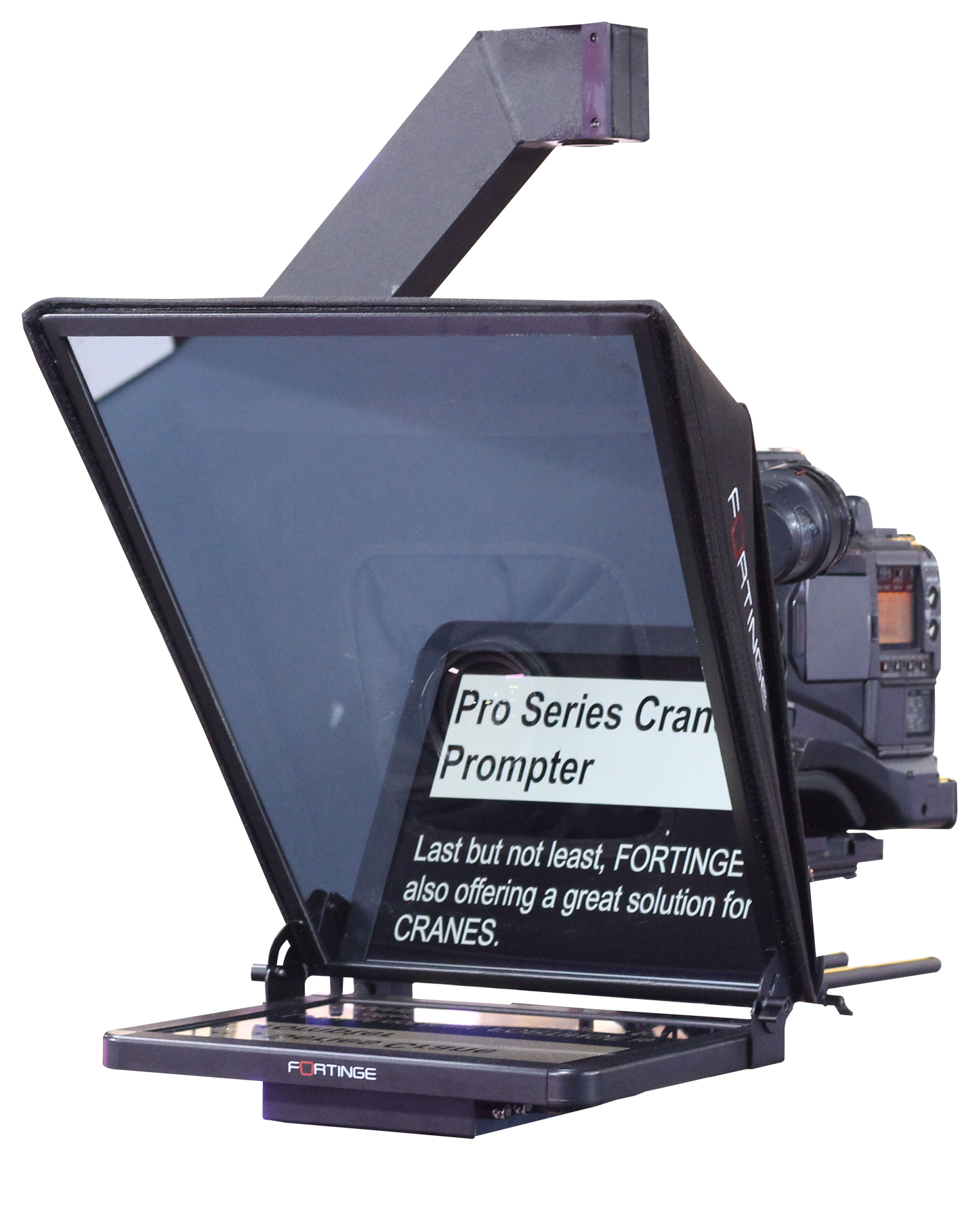 15" HIGH BRIGHTNESS CRANE TELEPROMPTER with SDI IN/OUT