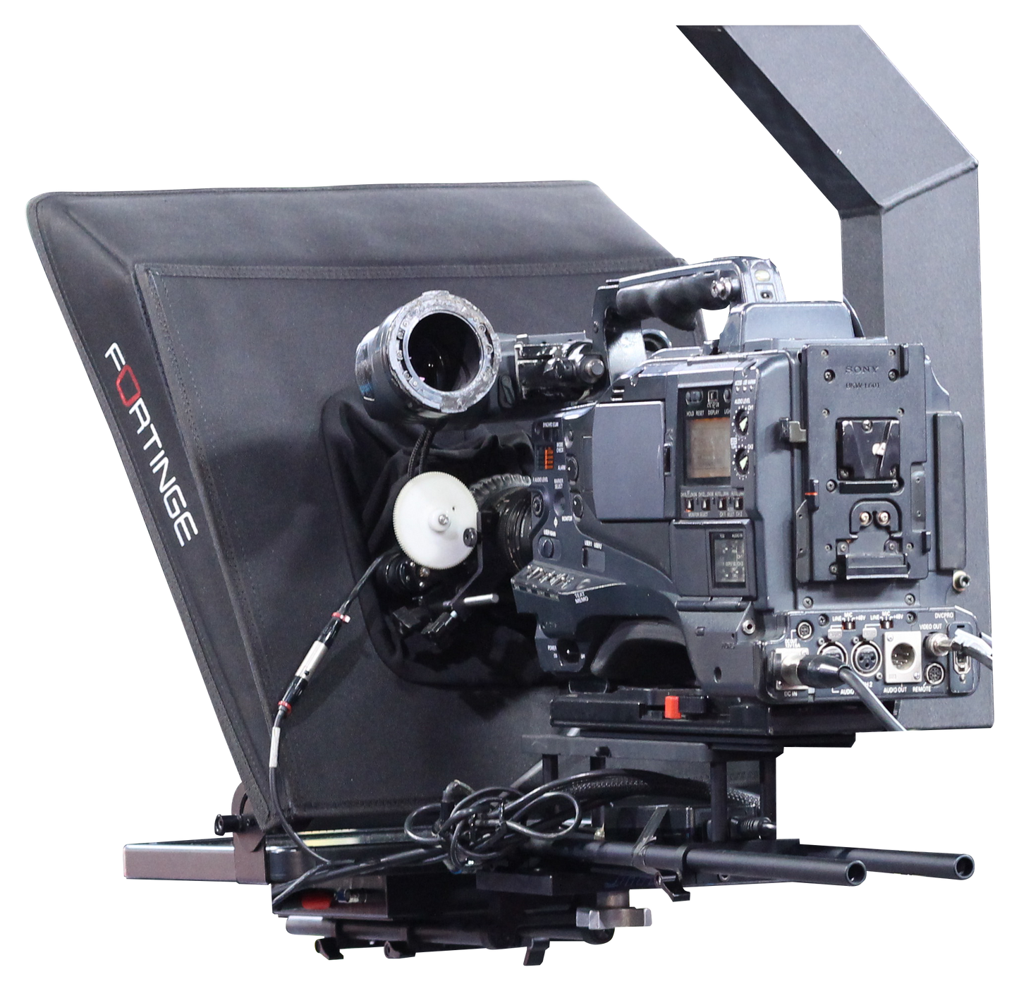 15" HIGH BRIGHTNESS CRANE TELEPROMPTER with SDI IN/OUT