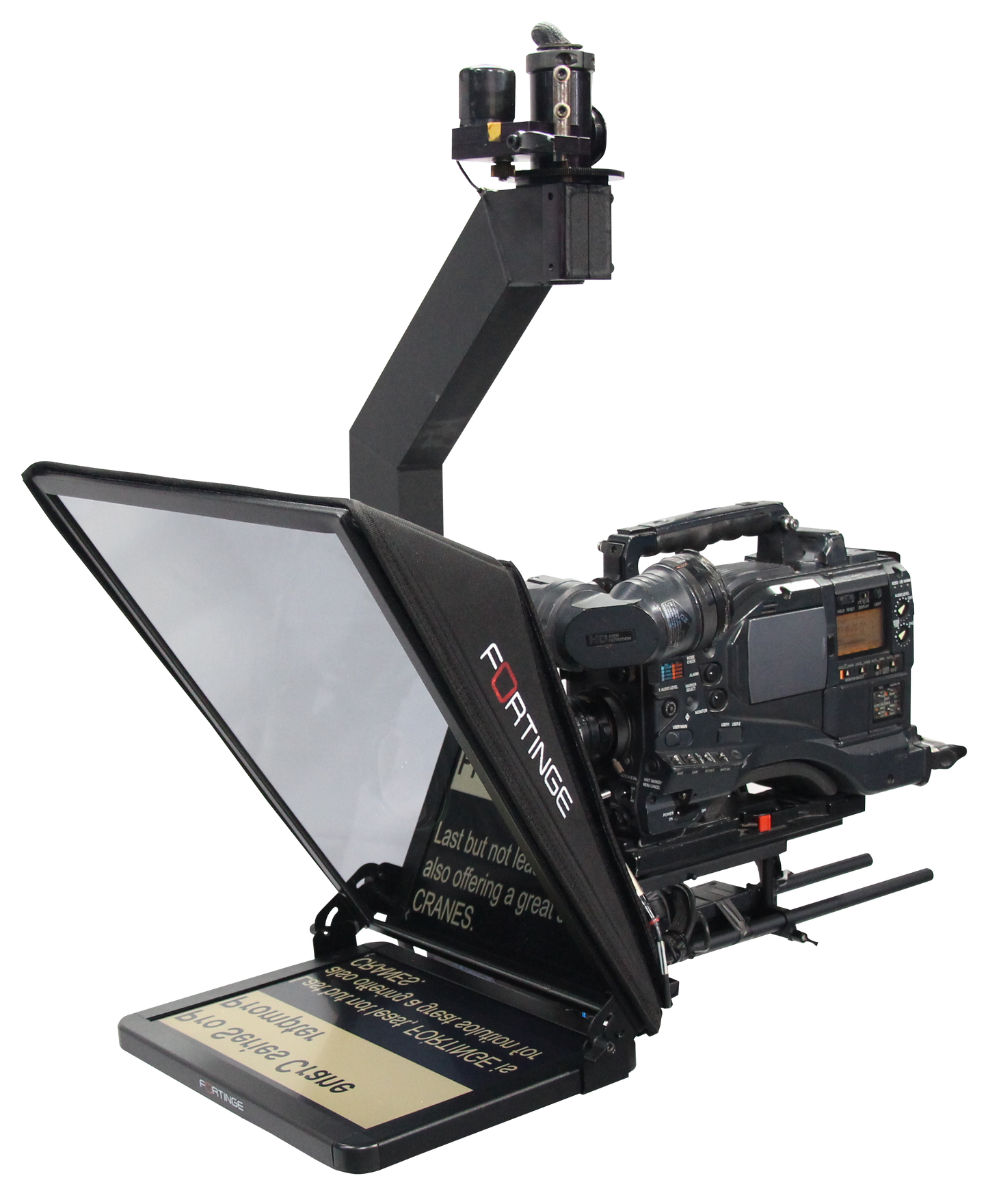 15" HIGH BRIGHTNESS CRANE TELEPROMPTER with SDI IN/OUT