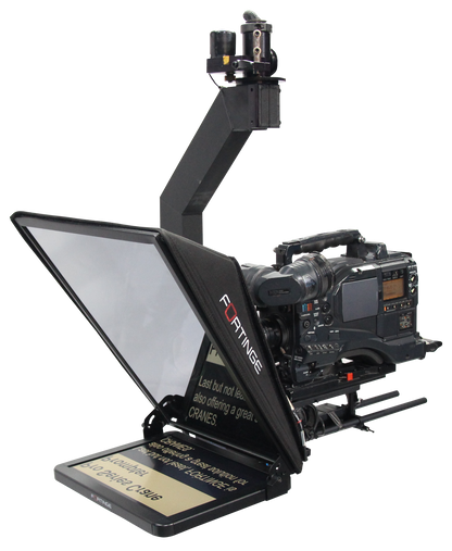 15" HIGH BRIGHTNESS CRANE TELEPROMPTER with SDI IN/OUT