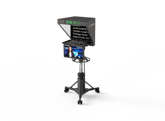 21" HIGH BRIGHTNESS STUDIO  TELEPROMPTER for PTZ CAMERAS