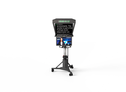 21" HIGH BRIGHTNESS STUDIO TELEPROMPTER with SDI IN/OUT for PTZ CAMERAS
