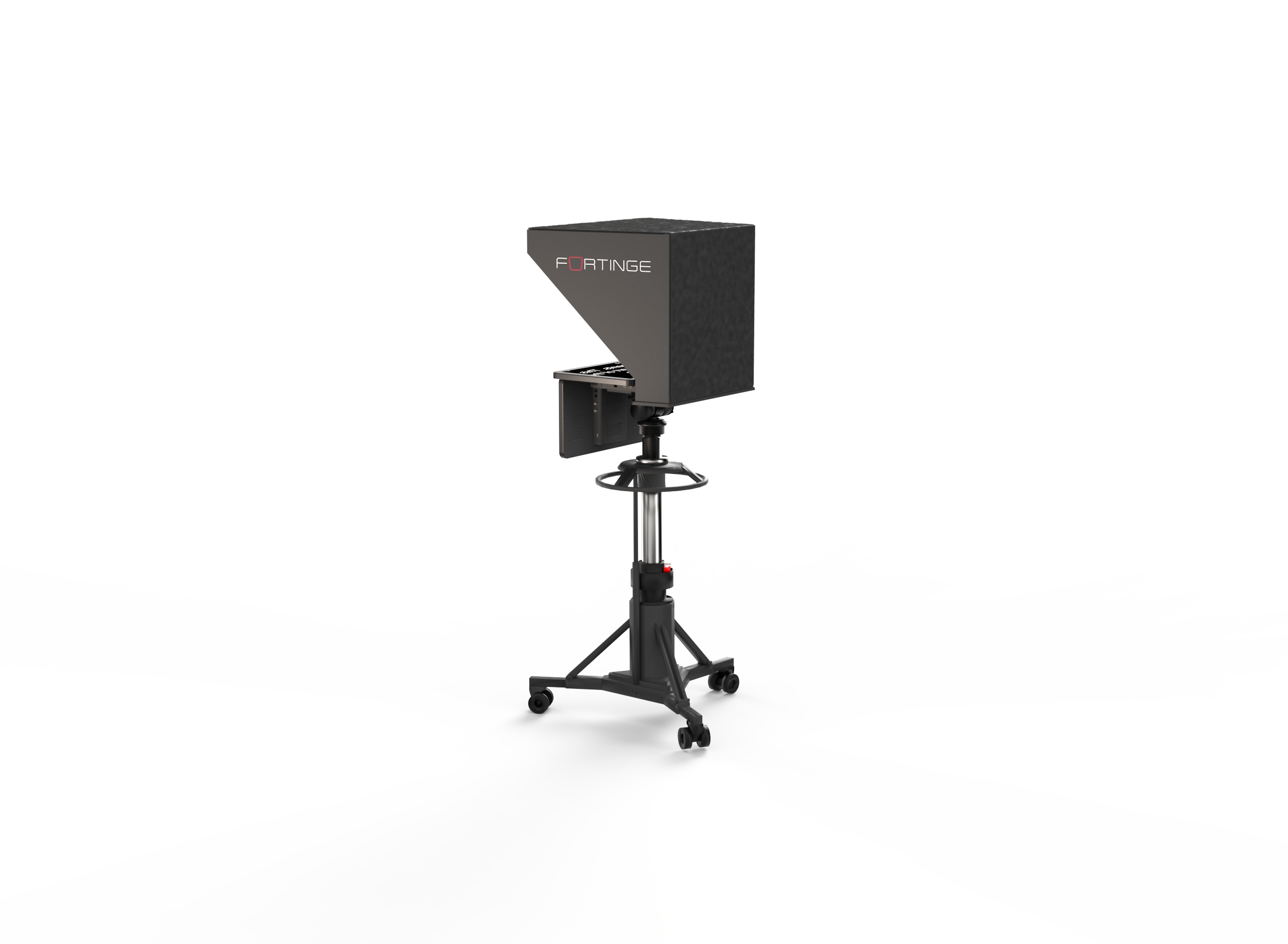 19" HIGH BRIGHTNESS STUDIO TELEPROMPTER for PTZ CAMERAS