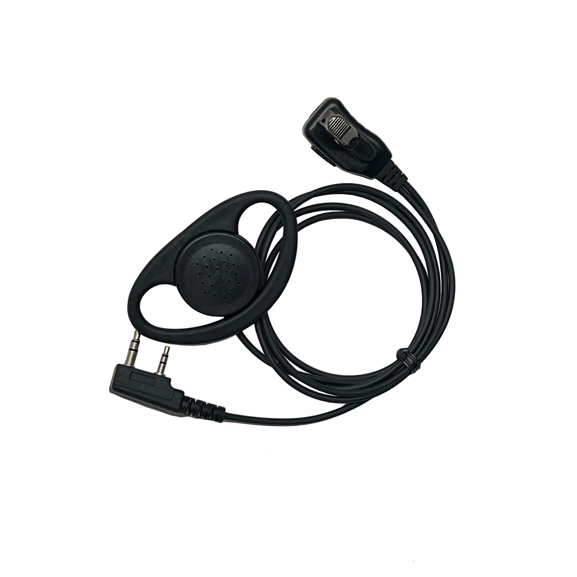 Raytalk EM-3222-K1 D-Shape Earpiece with Lapel PTT with Kenwood K1 Connector Main image
