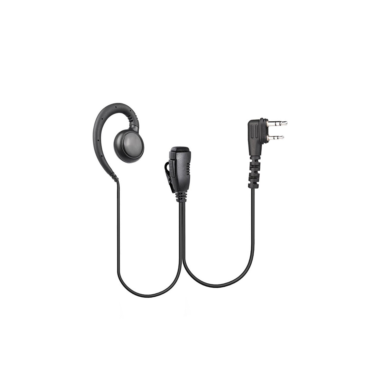 Raytalk EM-3327-I2W C-Shape Earpiece-Lapel with ICOM Connector Main image