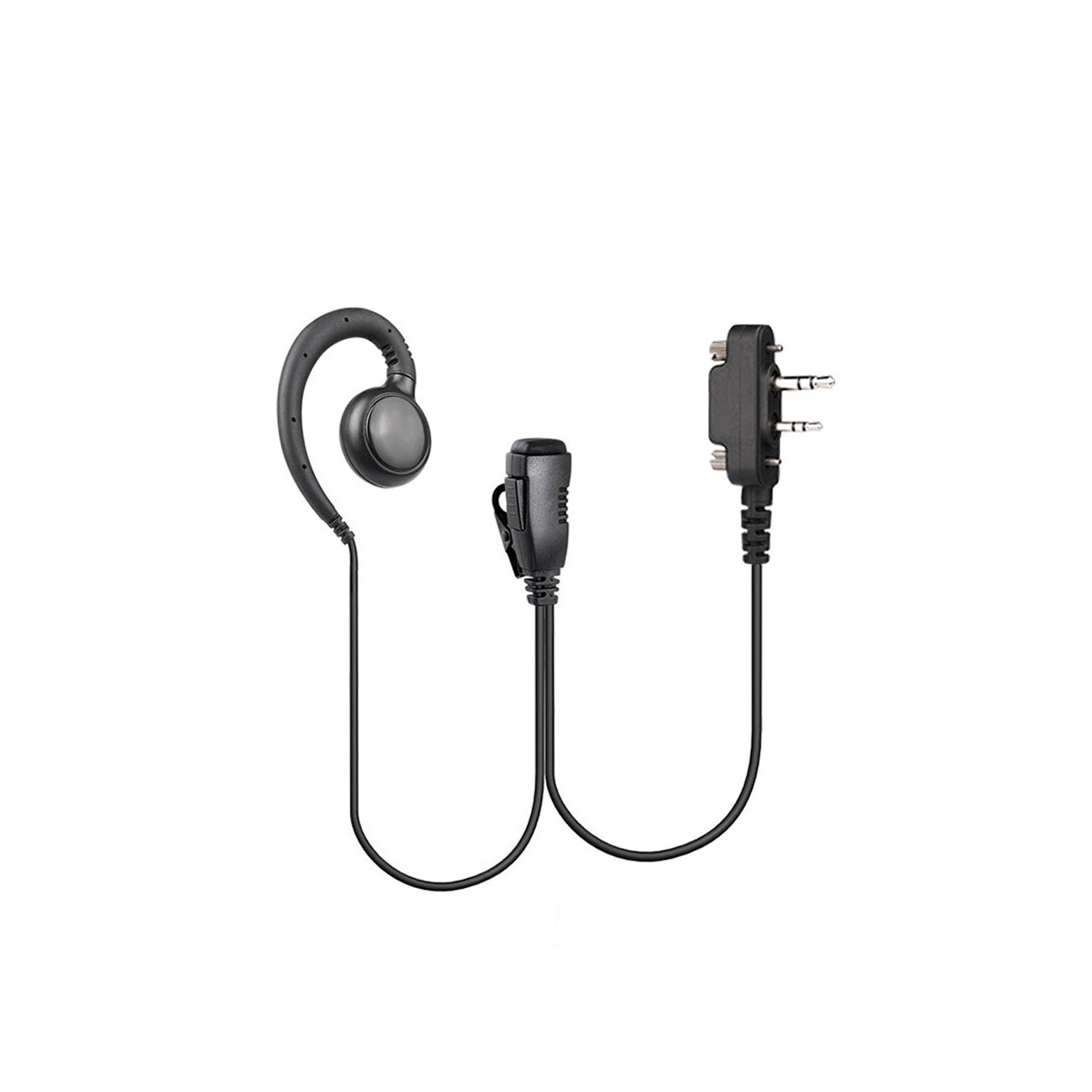 Raytalk EM-3327-I3 C-Shape Earpiece-Lapel with ICOM Connector Main image