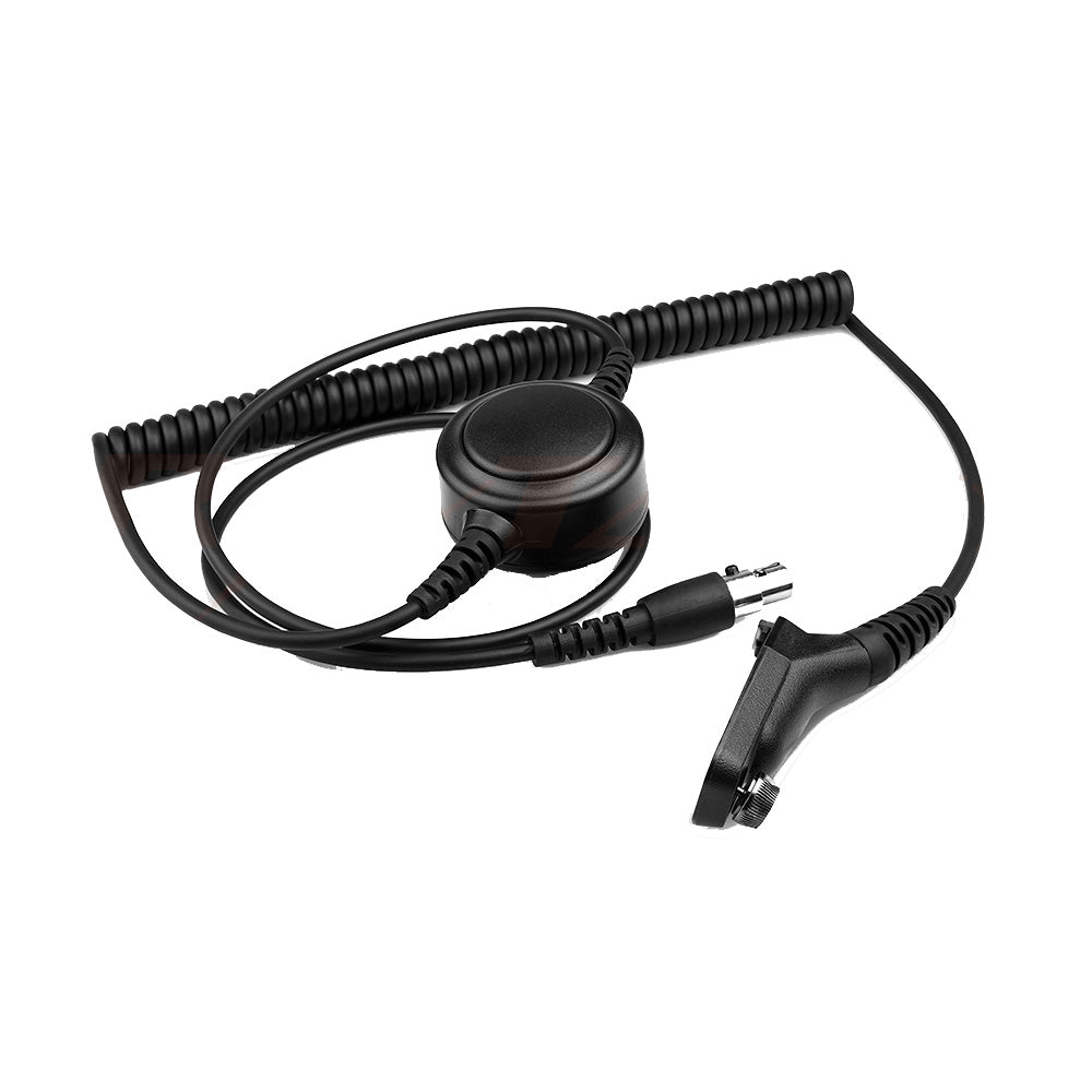 Raytalk QDC-M9 Curly Cable with Motorola M9 Connector  Inline PTT Main image
