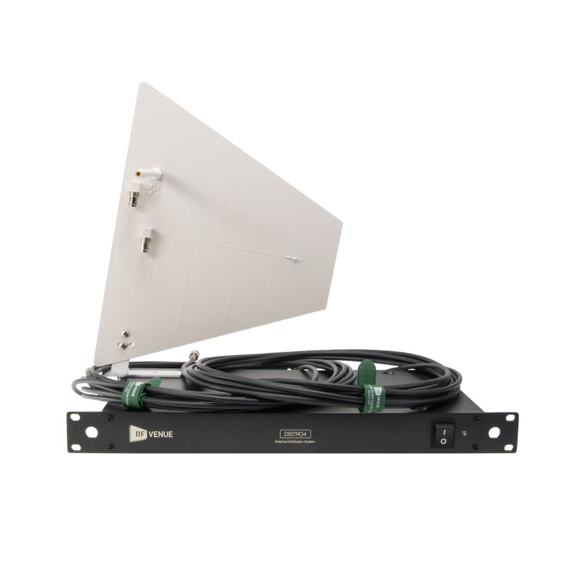Rf Venue DFINDISTRO4 4 Channel Distributor & Diversity Fin Antenna Pack