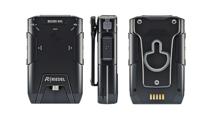 Riedel Bolero Mini Wireless Intercom Beltpack (1.9 GHz DECT / 2.4 GHz Variants)