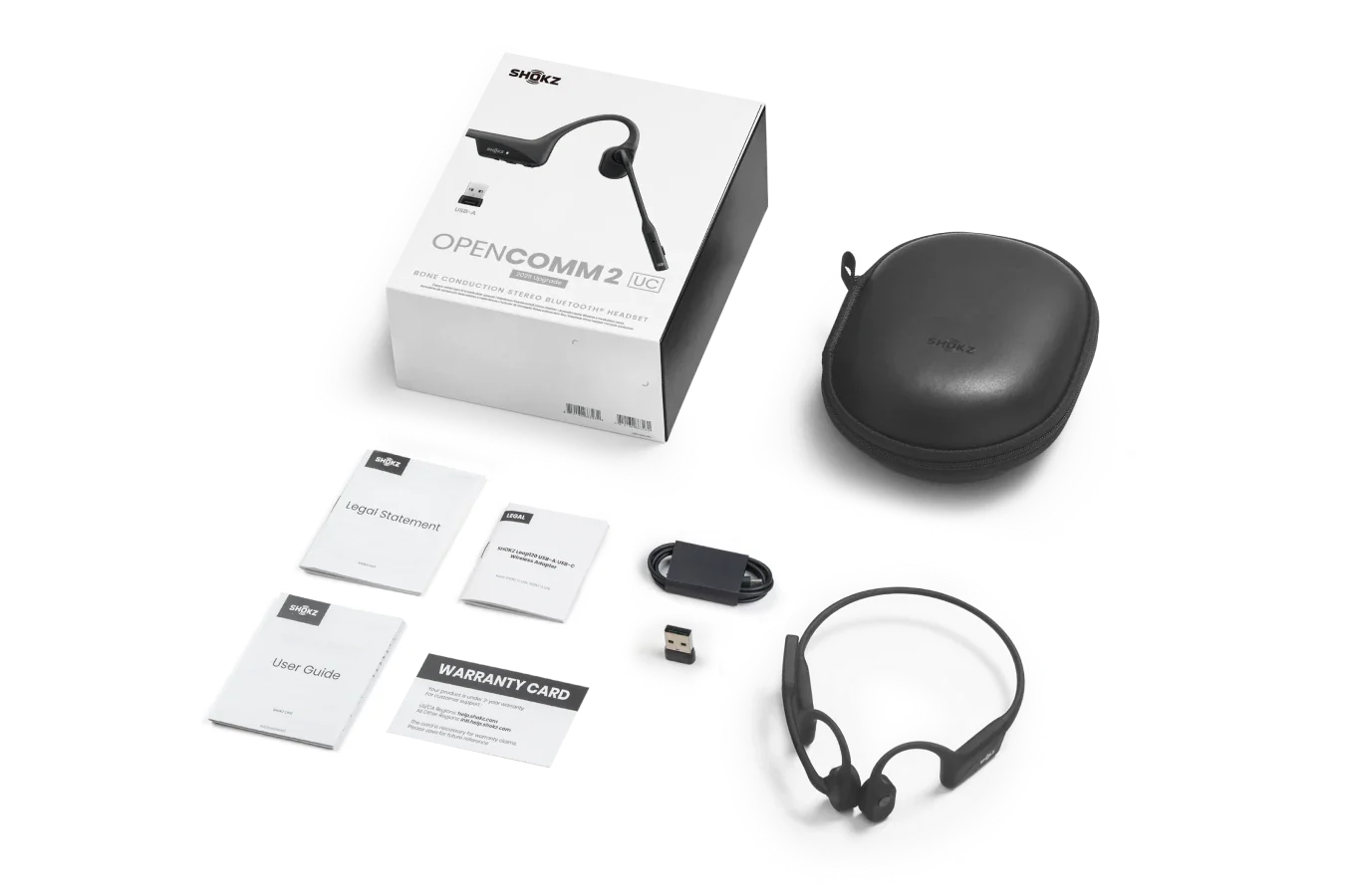 SHOKZ OpenComm2 UC (2025) Bone Conduction Headset